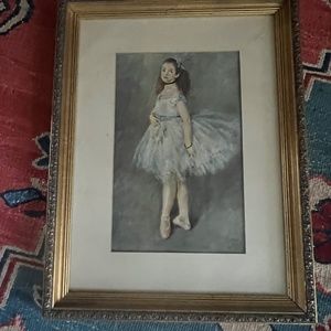Ballerina in Gorgeous Gold Frame